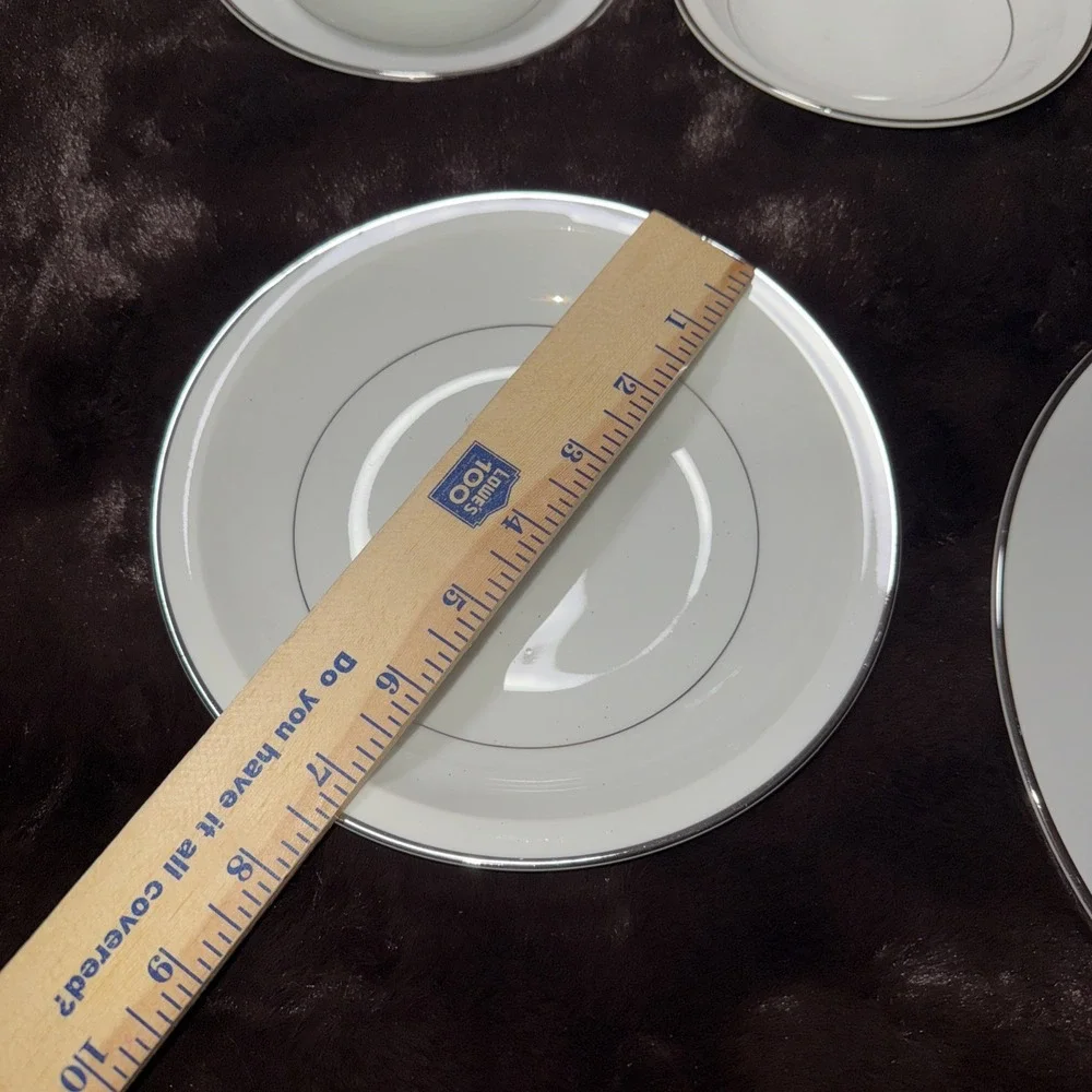 Celebrity Fine China‎ Wedding Band Dinner Set For 4, 1950s Vintage Dish Set 24
